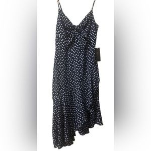 NWT Jodi Kristopher Navy Floral Print Dress-Size 5